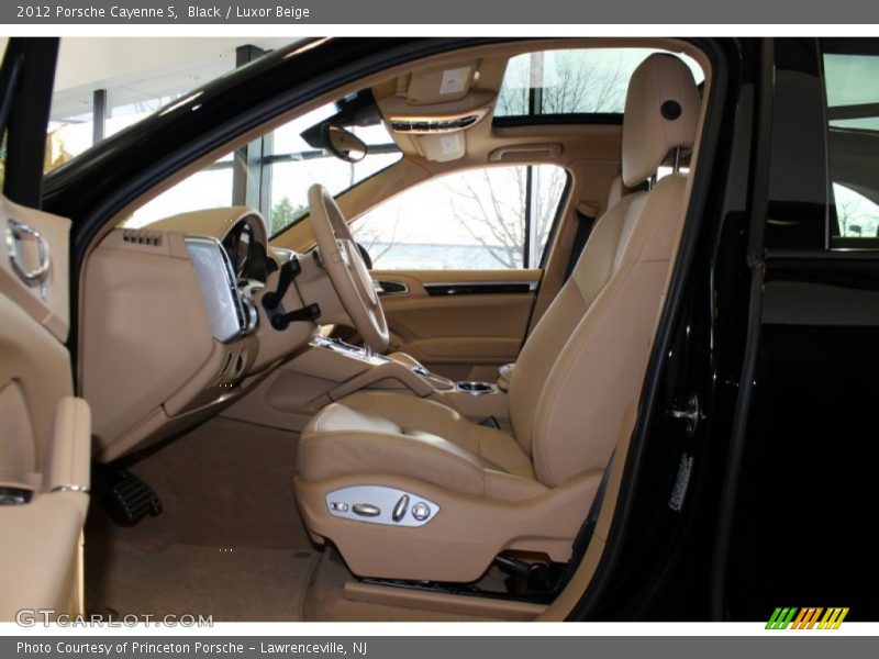 Black / Luxor Beige 2012 Porsche Cayenne S