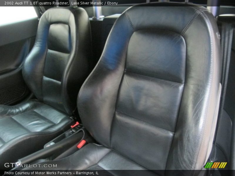 Lake Silver Metallic / Ebony 2002 Audi TT 1.8T quattro Roadster