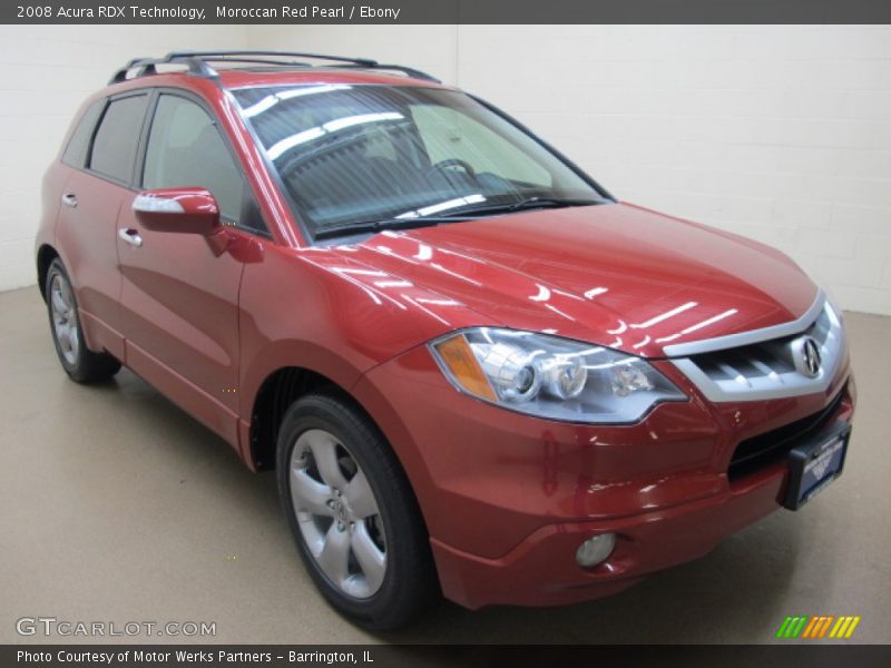 Moroccan Red Pearl / Ebony 2008 Acura RDX Technology