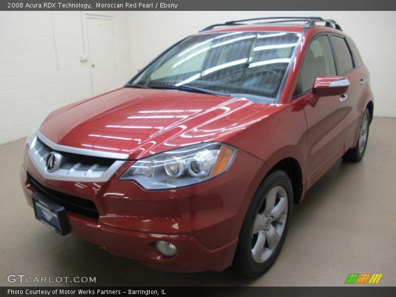 Moroccan Red Pearl / Ebony 2008 Acura RDX Technology
