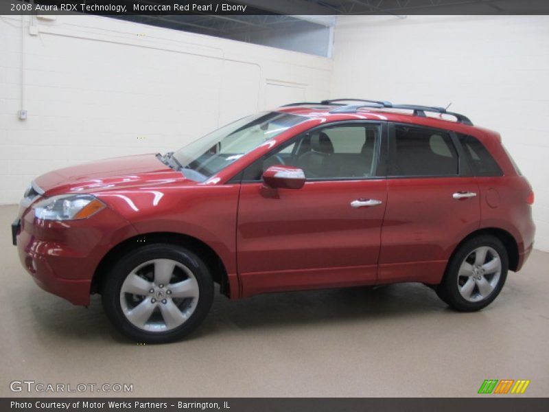 Moroccan Red Pearl / Ebony 2008 Acura RDX Technology