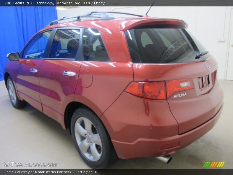 Moroccan Red Pearl / Ebony 2008 Acura RDX Technology