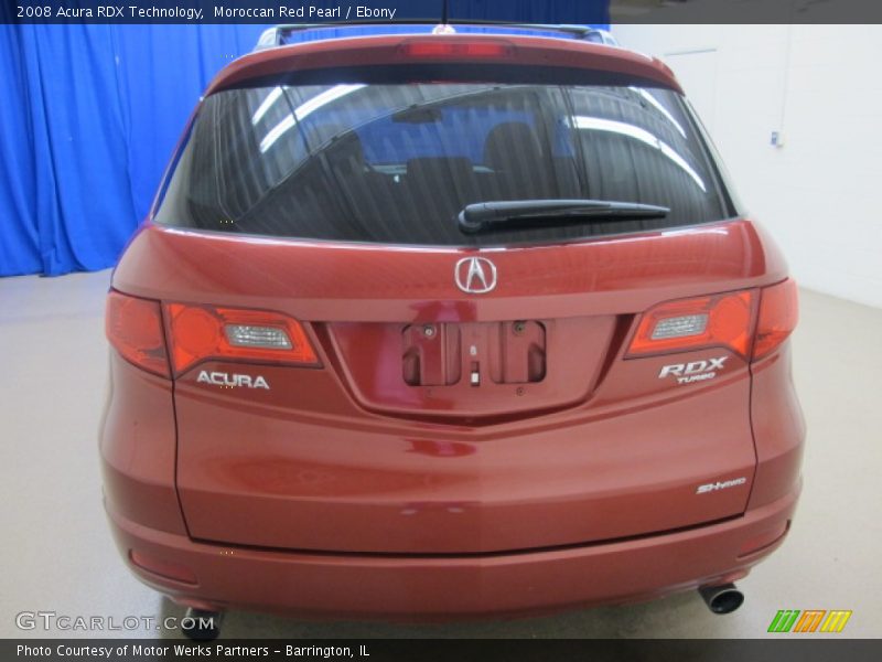 Moroccan Red Pearl / Ebony 2008 Acura RDX Technology