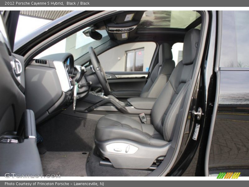  2012 Cayenne S Hybrid Black Interior