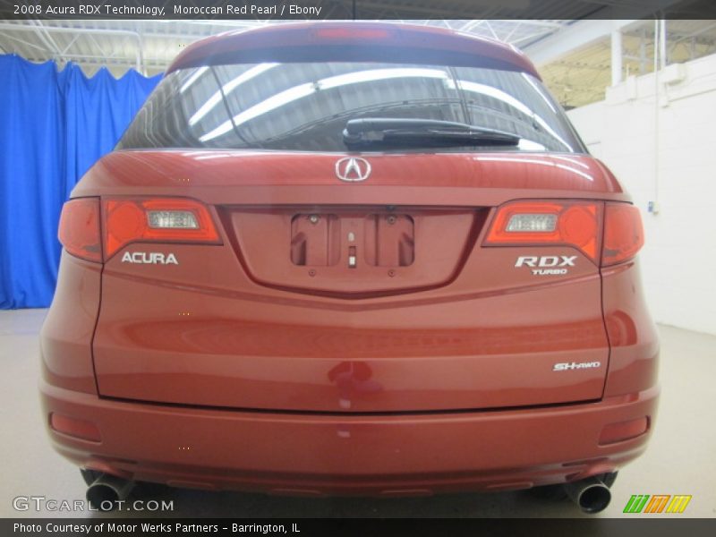 Moroccan Red Pearl / Ebony 2008 Acura RDX Technology