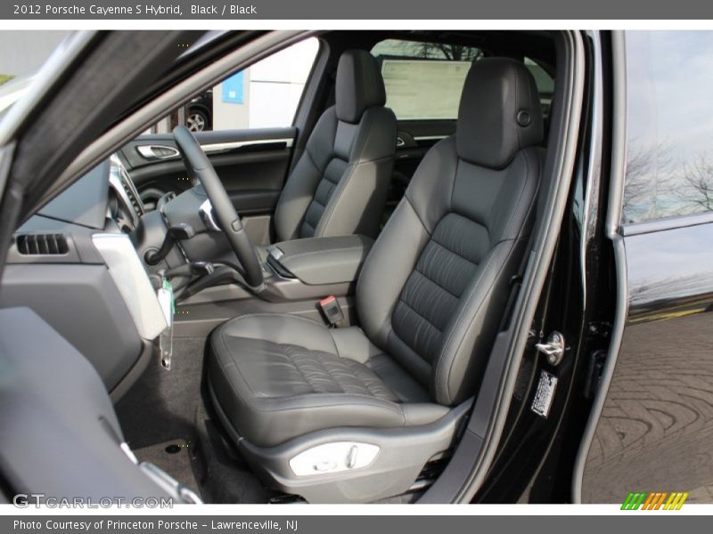  2012 Cayenne S Hybrid Black Interior