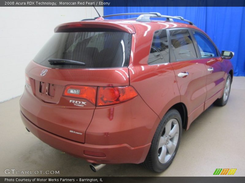 Moroccan Red Pearl / Ebony 2008 Acura RDX Technology