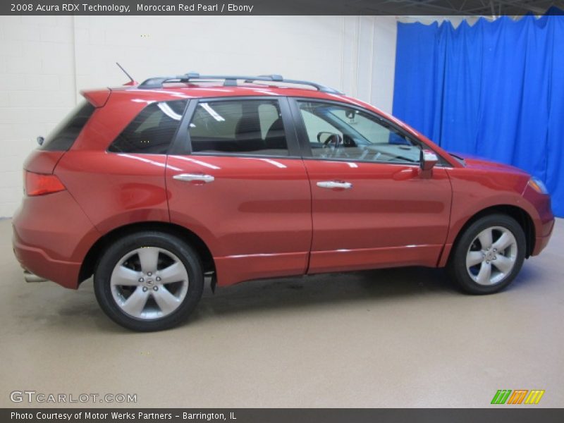 Moroccan Red Pearl / Ebony 2008 Acura RDX Technology