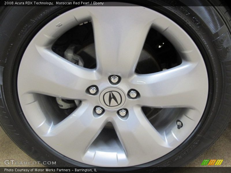 Moroccan Red Pearl / Ebony 2008 Acura RDX Technology