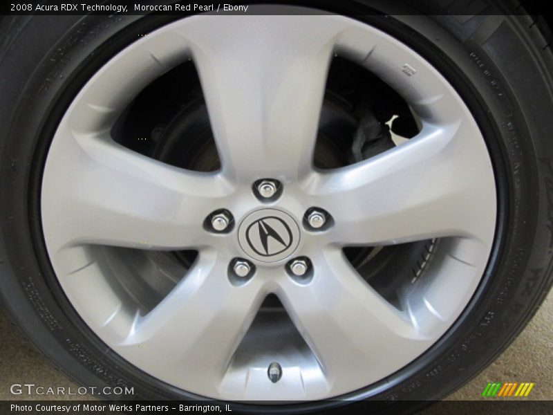 Moroccan Red Pearl / Ebony 2008 Acura RDX Technology