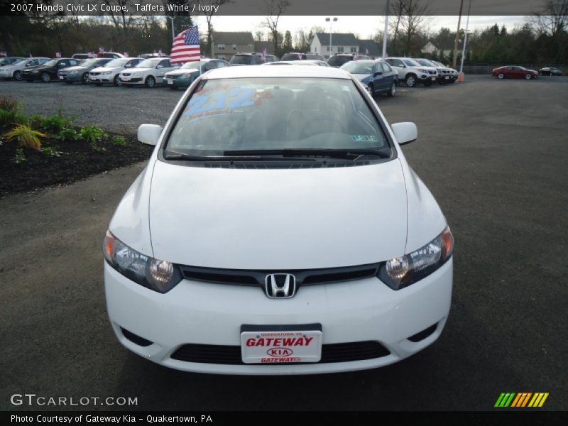 Taffeta White / Ivory 2007 Honda Civic LX Coupe
