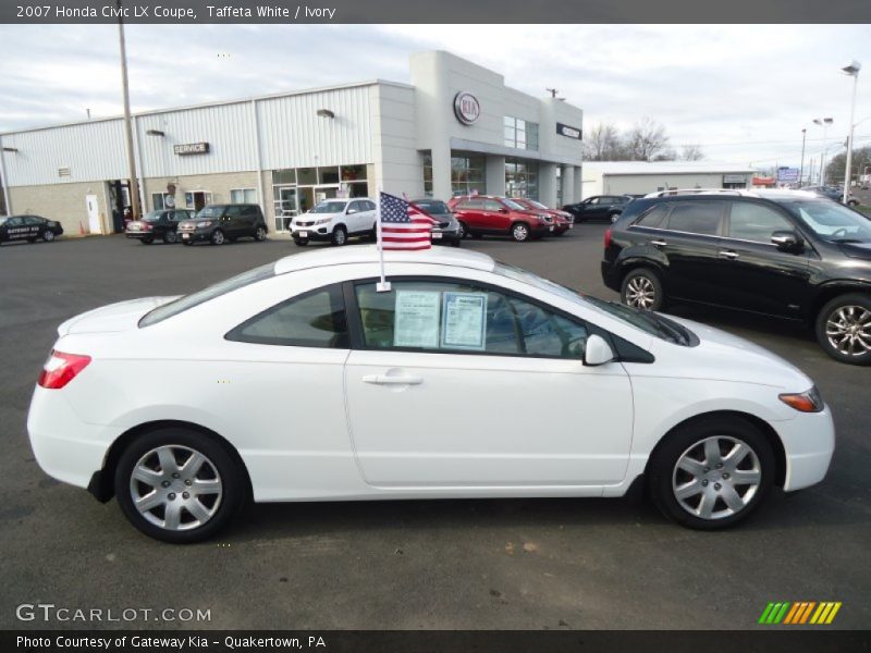 Taffeta White / Ivory 2007 Honda Civic LX Coupe