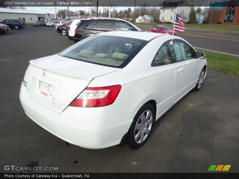Taffeta White / Ivory 2007 Honda Civic LX Coupe
