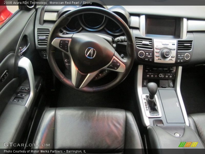 Moroccan Red Pearl / Ebony 2008 Acura RDX Technology