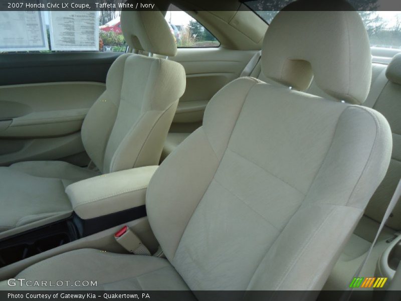 Taffeta White / Ivory 2007 Honda Civic LX Coupe