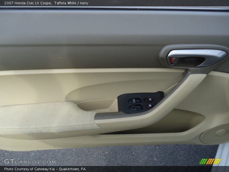 Taffeta White / Ivory 2007 Honda Civic LX Coupe