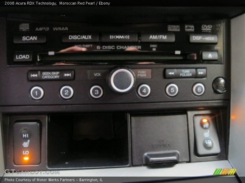Moroccan Red Pearl / Ebony 2008 Acura RDX Technology
