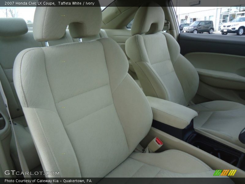 Taffeta White / Ivory 2007 Honda Civic LX Coupe
