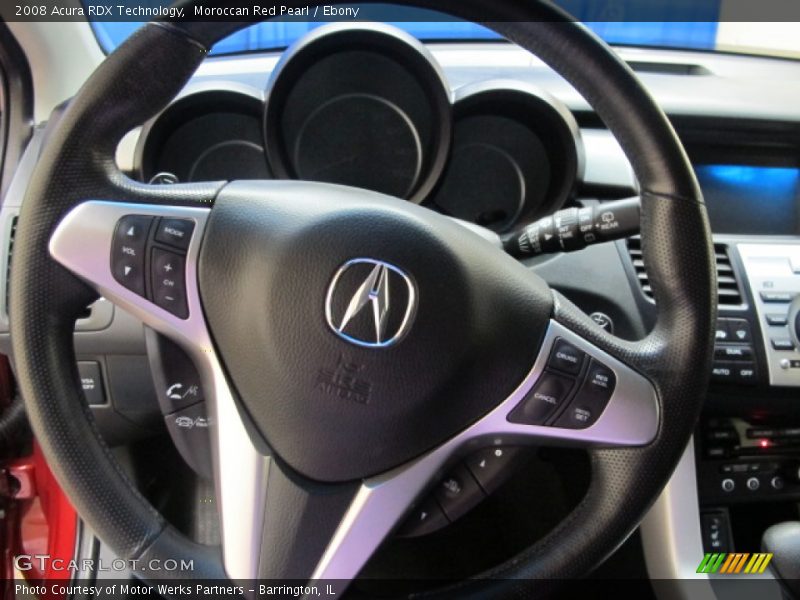 Moroccan Red Pearl / Ebony 2008 Acura RDX Technology