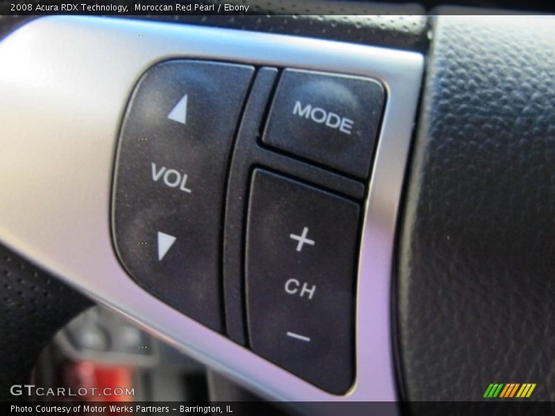 Moroccan Red Pearl / Ebony 2008 Acura RDX Technology
