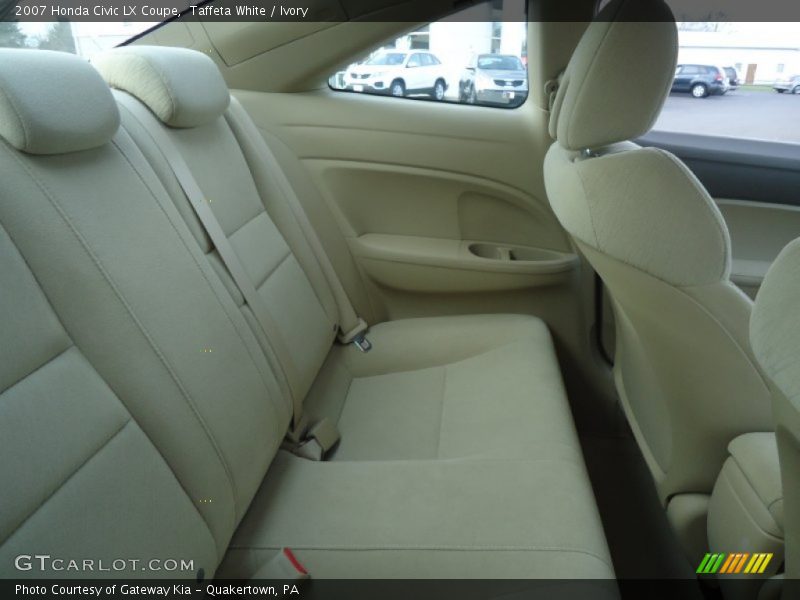 Taffeta White / Ivory 2007 Honda Civic LX Coupe