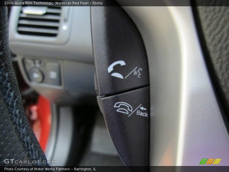 Moroccan Red Pearl / Ebony 2008 Acura RDX Technology
