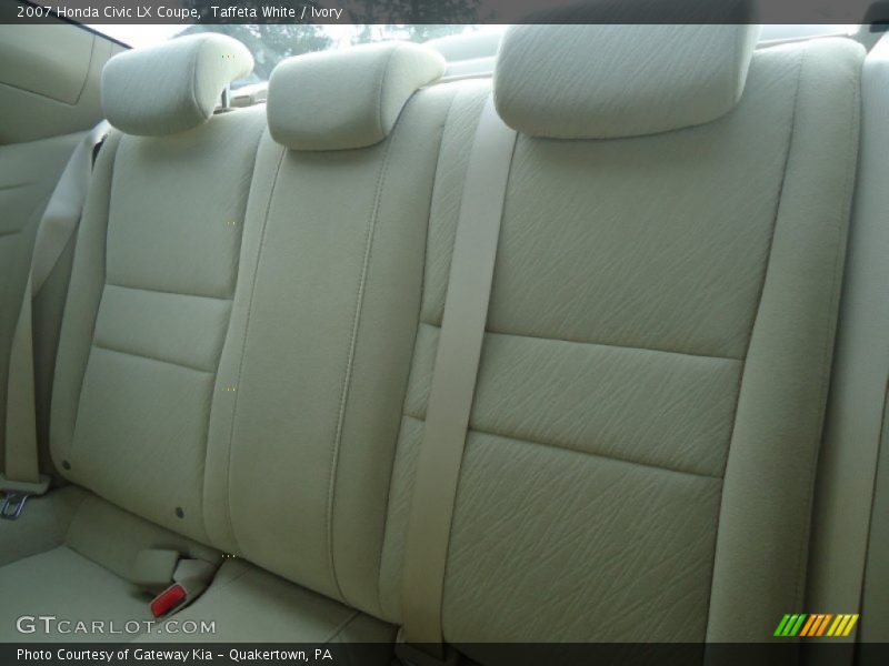 Taffeta White / Ivory 2007 Honda Civic LX Coupe