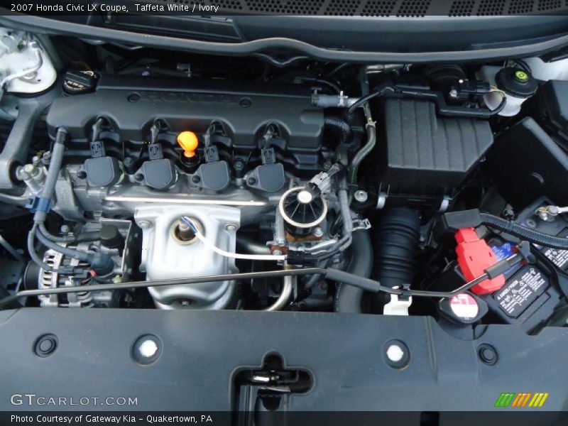 Taffeta White / Ivory 2007 Honda Civic LX Coupe