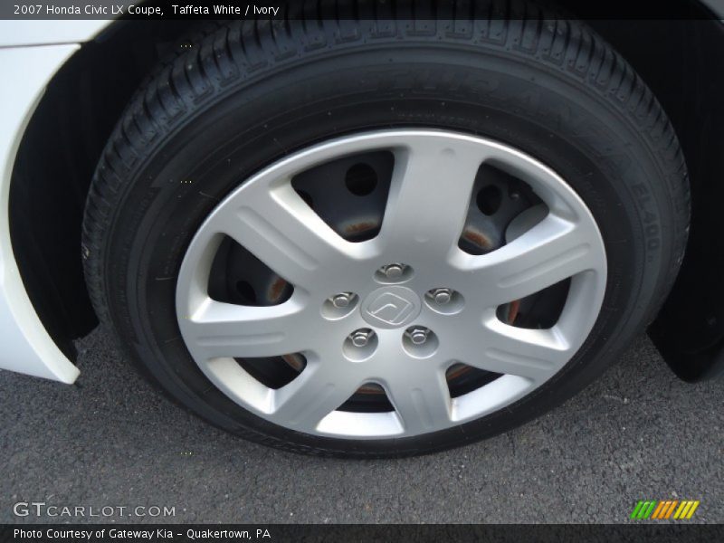 Taffeta White / Ivory 2007 Honda Civic LX Coupe