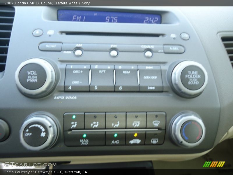 Taffeta White / Ivory 2007 Honda Civic LX Coupe