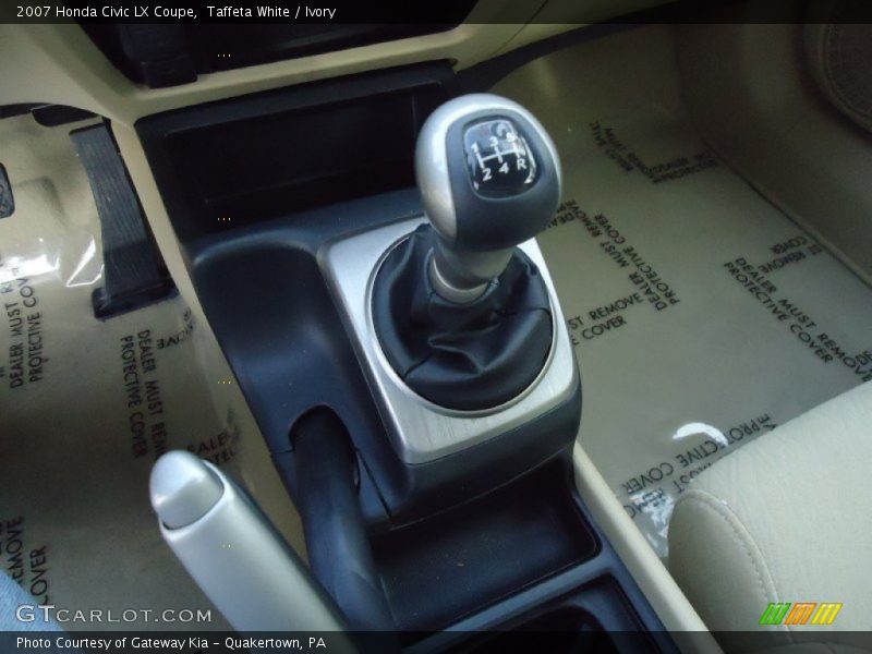 Taffeta White / Ivory 2007 Honda Civic LX Coupe