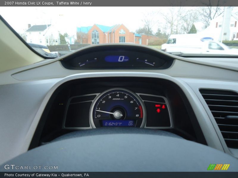 Taffeta White / Ivory 2007 Honda Civic LX Coupe