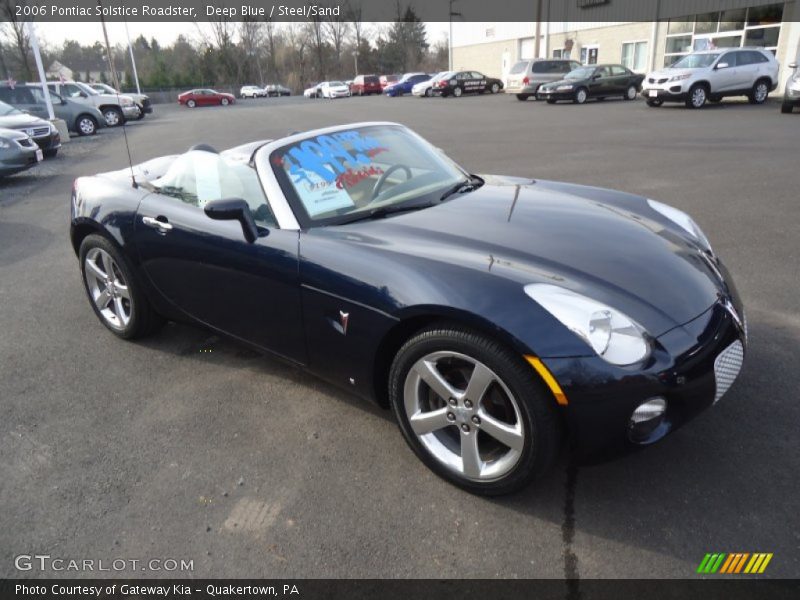 Deep Blue / Steel/Sand 2006 Pontiac Solstice Roadster