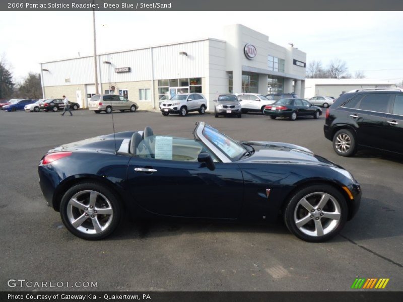 Deep Blue / Steel/Sand 2006 Pontiac Solstice Roadster