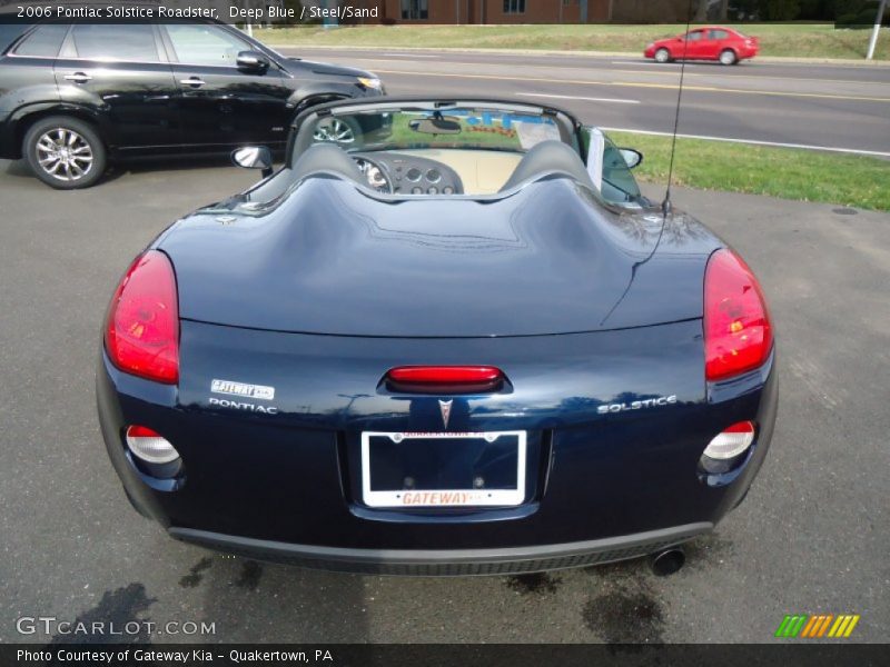Deep Blue / Steel/Sand 2006 Pontiac Solstice Roadster