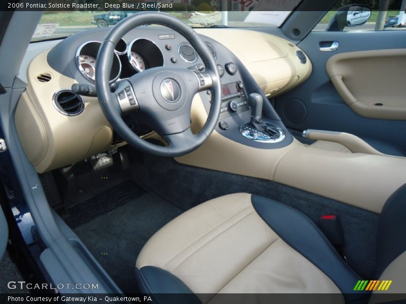 Deep Blue / Steel/Sand 2006 Pontiac Solstice Roadster