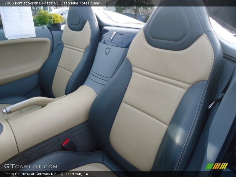 Deep Blue / Steel/Sand 2006 Pontiac Solstice Roadster