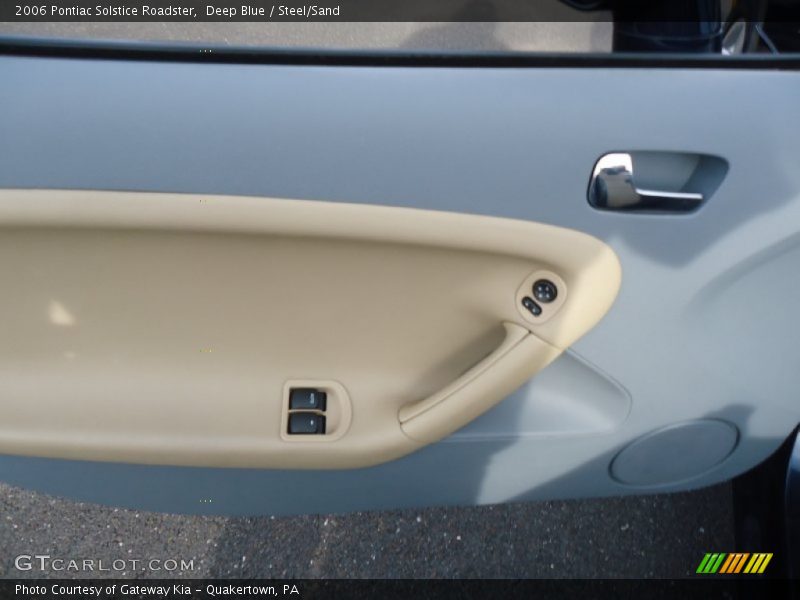 Deep Blue / Steel/Sand 2006 Pontiac Solstice Roadster