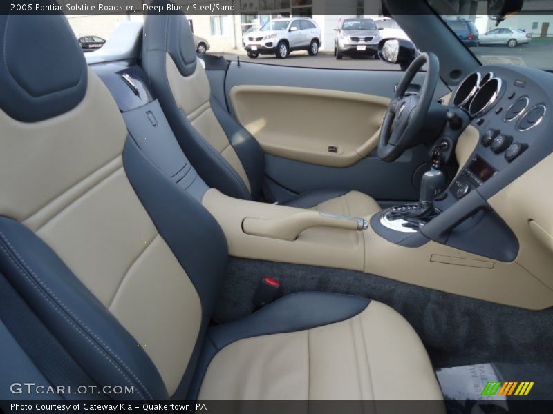 Deep Blue / Steel/Sand 2006 Pontiac Solstice Roadster