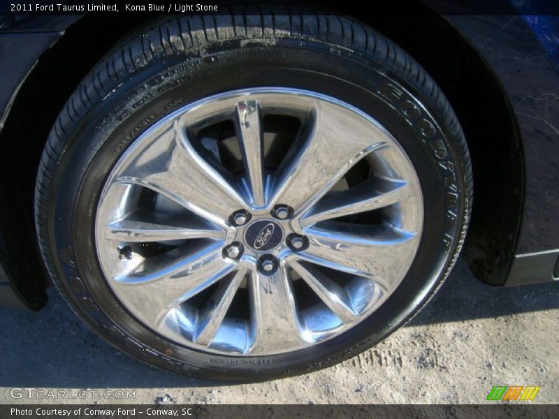 Kona Blue / Light Stone 2011 Ford Taurus Limited