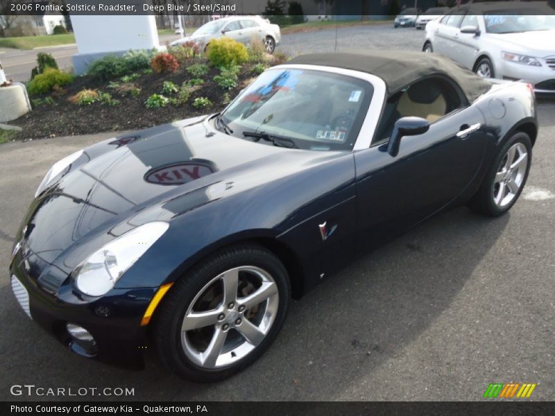 Deep Blue / Steel/Sand 2006 Pontiac Solstice Roadster