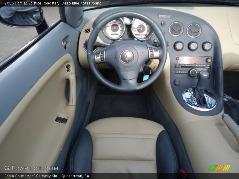 Deep Blue / Steel/Sand 2006 Pontiac Solstice Roadster