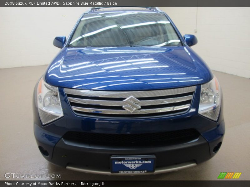 Sapphire Blue Metallic / Beige 2008 Suzuki XL7 Limited AWD