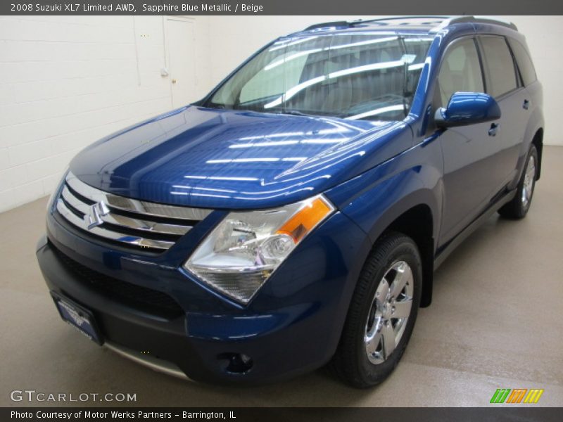 Sapphire Blue Metallic / Beige 2008 Suzuki XL7 Limited AWD