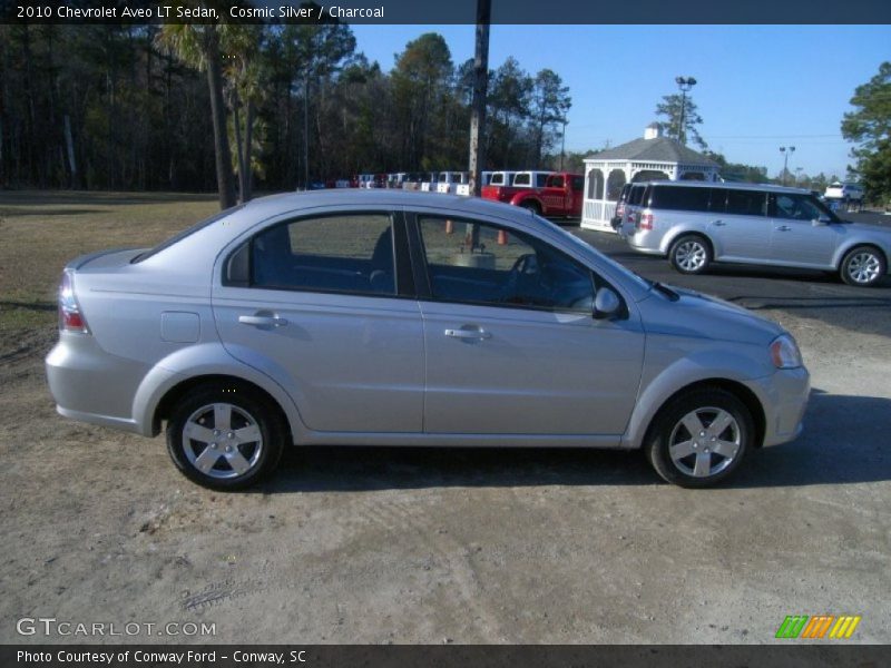 Cosmic Silver / Charcoal 2010 Chevrolet Aveo LT Sedan