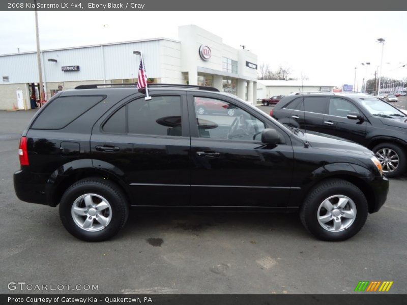 Ebony Black / Gray 2008 Kia Sorento LX 4x4