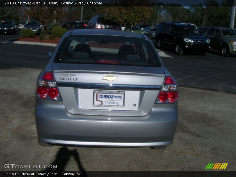 Cosmic Silver / Charcoal 2010 Chevrolet Aveo LT Sedan