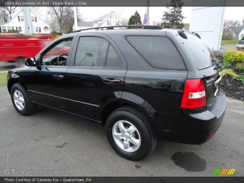 Ebony Black / Gray 2008 Kia Sorento LX 4x4