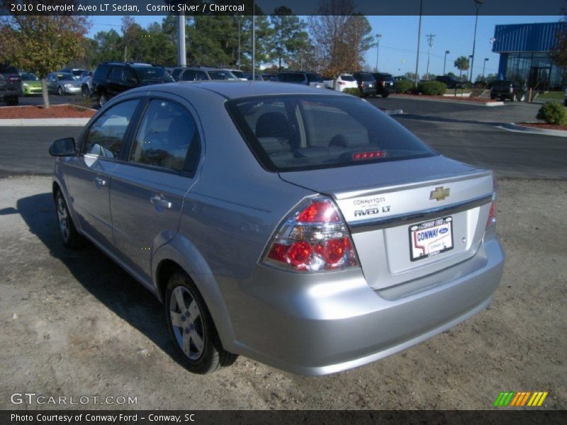 Cosmic Silver / Charcoal 2010 Chevrolet Aveo LT Sedan