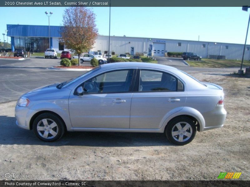 Cosmic Silver / Charcoal 2010 Chevrolet Aveo LT Sedan